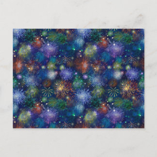 お祝い花火 ポストカード