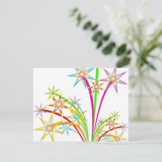 お祝い花火 招待状 (スタンド正面)