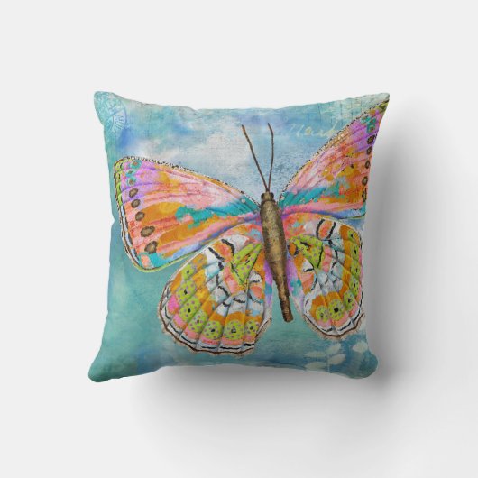 お祝い蝶 クッション (裏面)