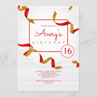 お祝い誕生日パーティーの招待 招待状