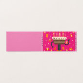 お祝い誕生日マフィン – ピンク (外部フラット)