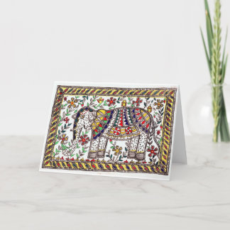 お祝い象の挨拶状 カード