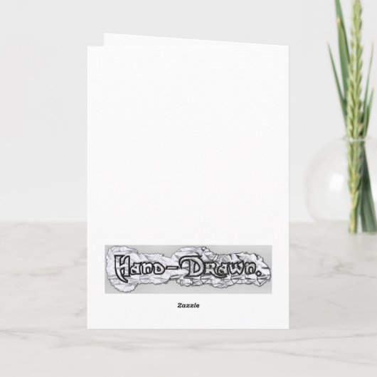 お祝い象。 カード (裏面)