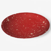 お祝い赤紙プレート ペーパープレート (アングル)