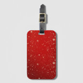 お祝い赤 ラゲッジタグ (正面縦)