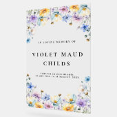 お祝い追悼式 アクリルサイン (傾斜)