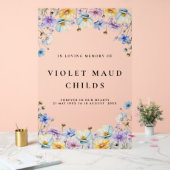 お祝い追悼式 アクリルサイン (ウェディング)