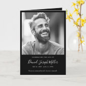 お祝い追悼式 カード (黄色い花)