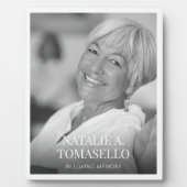 お祝い追悼式 フォトプラーク (正面)