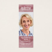 お祝い追悼詩バラしおり (正面)