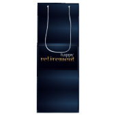 お祝い退職ワインギフトバッグ ワインギフトバッグ (正面)