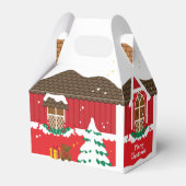 お祝い通り – クリスマス フェイバーボックス (裏面サイド)