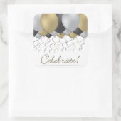 お祝い風船 スクエアシール (バッグ)