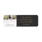 お祝い風船 ラベル (正面)