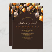 お祝い風船 招待状 (正面/裏面)