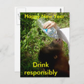 お祝い飲料 ポストカード (正面/裏面)