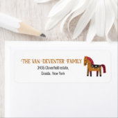 お祝い馬の宛名ラベル ラベル (インサイチュ)