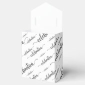 お祝い黒の白 フェイバーボックス (オープン)