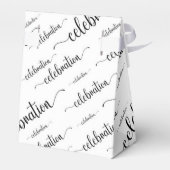 お祝い黒の白 フェイバーボックス (裏面サイド)