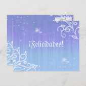 お祝い01 - ポストカード (正面/裏面)