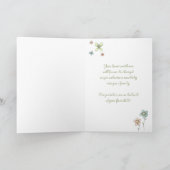 お祝い1番目の子供 – カップル カード (内部)