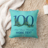 お祝い100歳の誕生日おしゃれ名入れマグカップ クッション (ブランケット)