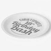 お祝い18誕生日紙プレート ペーパープレート (アングル)