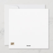 お祝い2025年新年 喜びの祝賀カード シーズンカード (裏面)