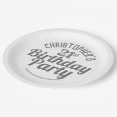 お祝い21歳の誕生日紙プレート ペーパープレート (アングル)