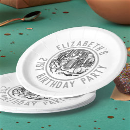 お祝い21歳 ペーパープレート