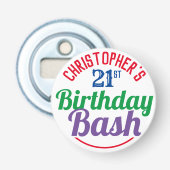 お祝い21歳 栓抜き (正面)