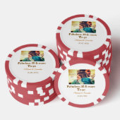 お祝い30周年記念 名前 写真 日付入り ポーカーチップ (積み重ね)