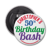 お祝い50誕生日 栓抜き (正面)