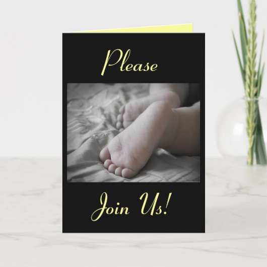 お祝い6世 招待状 (正面)