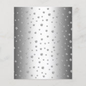 お祝い60周年 - シルバー ホワイト ご招待 チラシ (裏面)