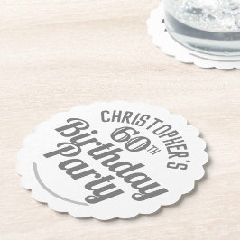 お祝い60誕生日 ペーパーコースター