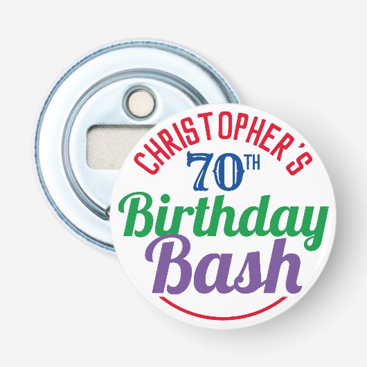 お祝い70誕生日 栓抜き (正面)