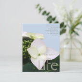 お祝い8感動的引用文 招待状 (スタンド正面)