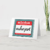 お祝い! たった今結婚しましたカード カード (裏面)