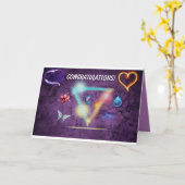 お祝い、よくされたカード カード (黄色い花)