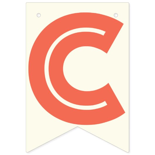 お祝い-アイボリーの白く及び多彩な文字 バンティングフラッグ (第1の旗)