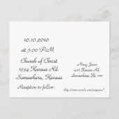 お祝い! インビテーションポストカード (裏面)