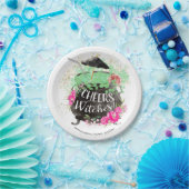 お祝い ウィッチーズ カクテル ハロウィン ブライダルシャワー パーティ ペーパープレート (パーティー)