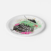 お祝い ウィッチーズ カクテル ハロウィン ブライダルシャワー パーティ ペーパープレート (アングル)