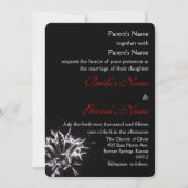 お祝い ウェディング 赤/白/青 2 招待状 (裏面)