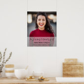 お祝い・オブ・ライフシンプルフォト記念葬儀 ポスター (キッチン)