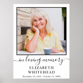 お祝い・オブ・ライフミニマルフォト ポスター