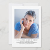 お祝い·オブ·ライフモダン·シンプル 招待状 (正面)