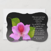 お祝い・オブ・ライフ招待状・オーキッド 招待状 (裏面)