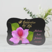 お祝い・オブ・ライフ招待状・オーキッド 招待状 (スタンド正面)